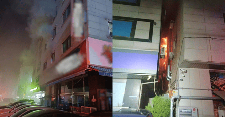 韓國一女子「噴火殺蟑」釀大火!助2個月大女兒脫困後,中國母親卻失足墜亡