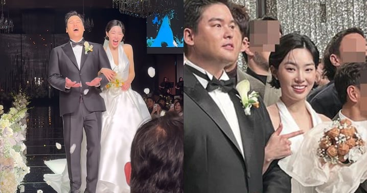 「愛情長跑8年」李章宇♥趙惠元舉行婚禮!新娘捧花竟然是「核桃糕」