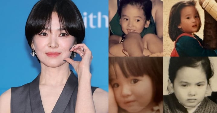 母胎美人認證！宋慧喬平安夜曬童年照「等比例長大」網驚呼：一點都沒變