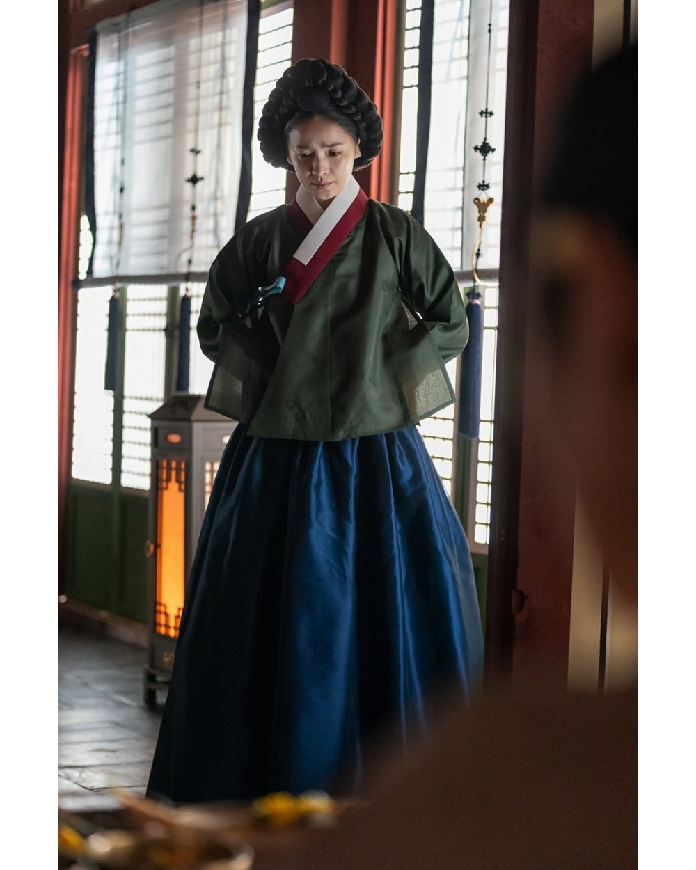 田美都飾演的宮女「梅花」