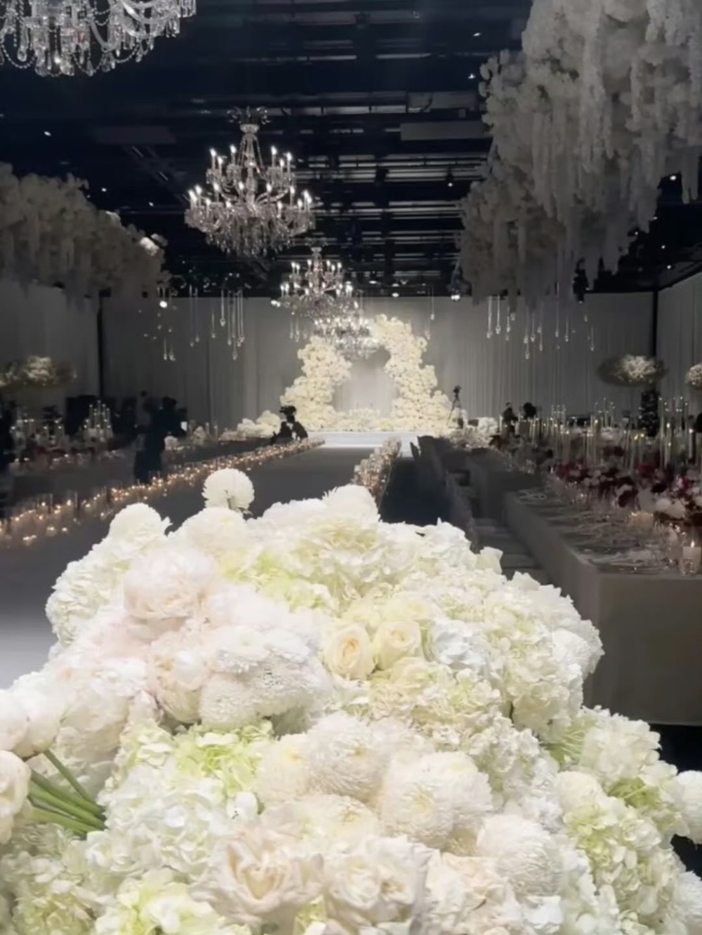 金宇彬與申敏兒婚禮現場