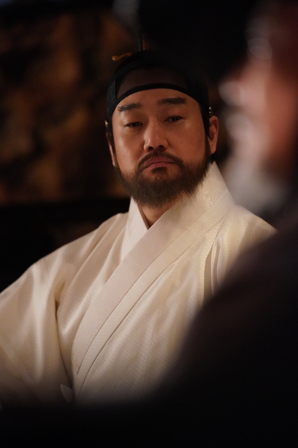 劉智泰在《王命之徒》中飾演當權者兼幫助世祖登基的第一功臣「韓明澮」