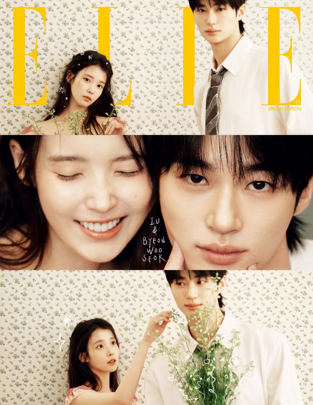 IU&邊佑錫《21世紀大君夫人》婚紗畫報「臉貼臉」甜度超標！互讚「超可靠」默契十足