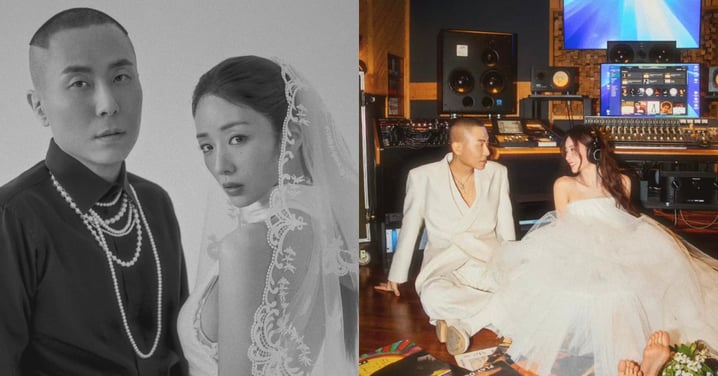 尹普美♥音樂製作人Rado今日結婚！9年長跑修成正果，音樂風婚紗照好特別
