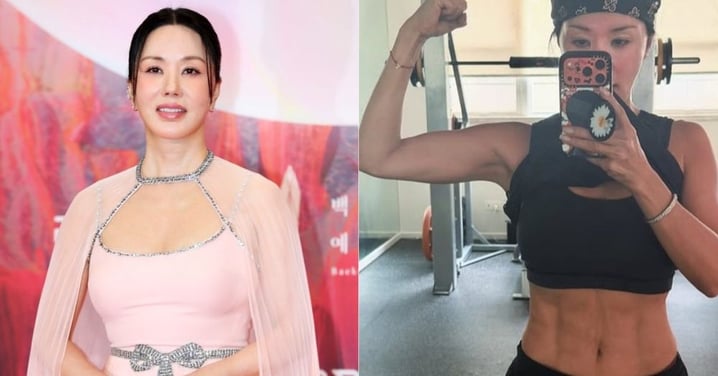 嚴正化大秀「CG級六塊肌」!超狂身材管理網全看傻:不敢相信她56歲了