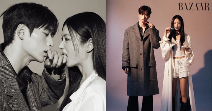 徐康俊♥安恩真拍攝情侶畫報「咬手指」親密爆!10年戀人不像演的