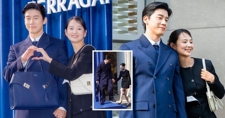 金武烈&尹昇娥同框狂放閃！活動現場他「全程緊牽」護妻超暖～