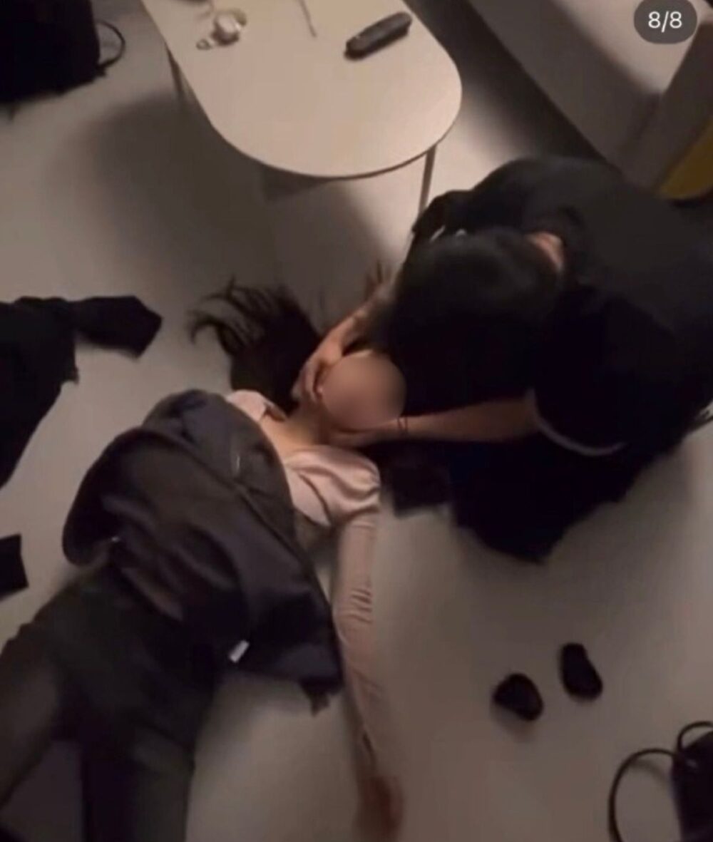 A女上傳自己醉酒時被洪珉基與友人們欺負的影片