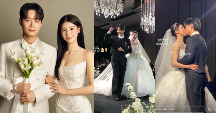 首對結婚的情侶!《換乘戀愛3》孔尚貞♥徐敏亨婚禮現場公開,前任復合終成夫妻