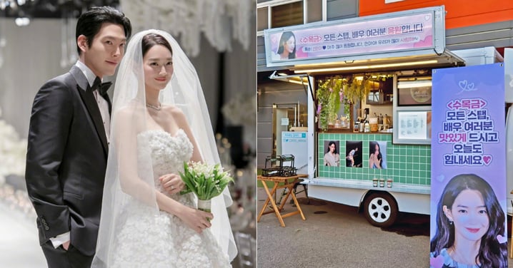 申敏兒收到金宇彬家人送的咖啡車！為媳婦新劇應援♥「我們非常愛你」