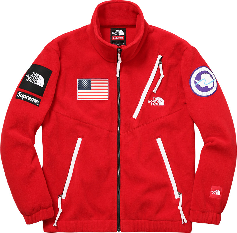 the north face x supreme fleece