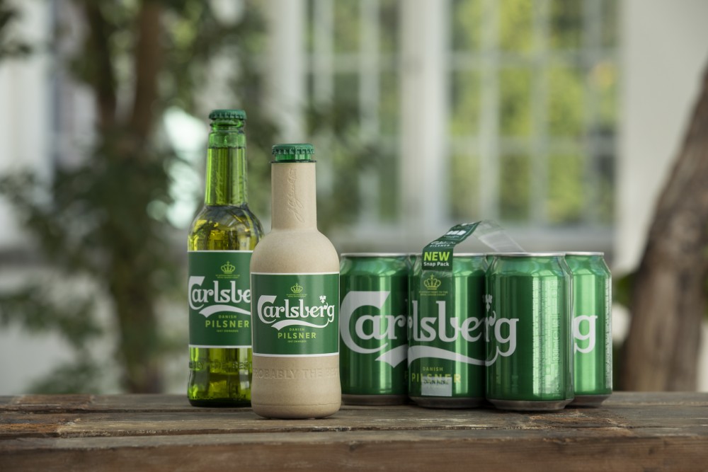 Carlsberg近日發佈全球首款「紙製」啤酒瓶產品