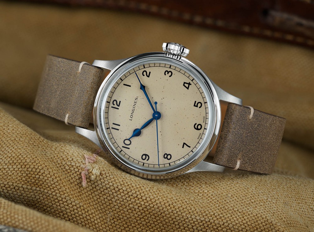Heritage Military是Longines從1940年代為英國皇家空軍(RAF)特別製作的腕錶汲取靈感而致,