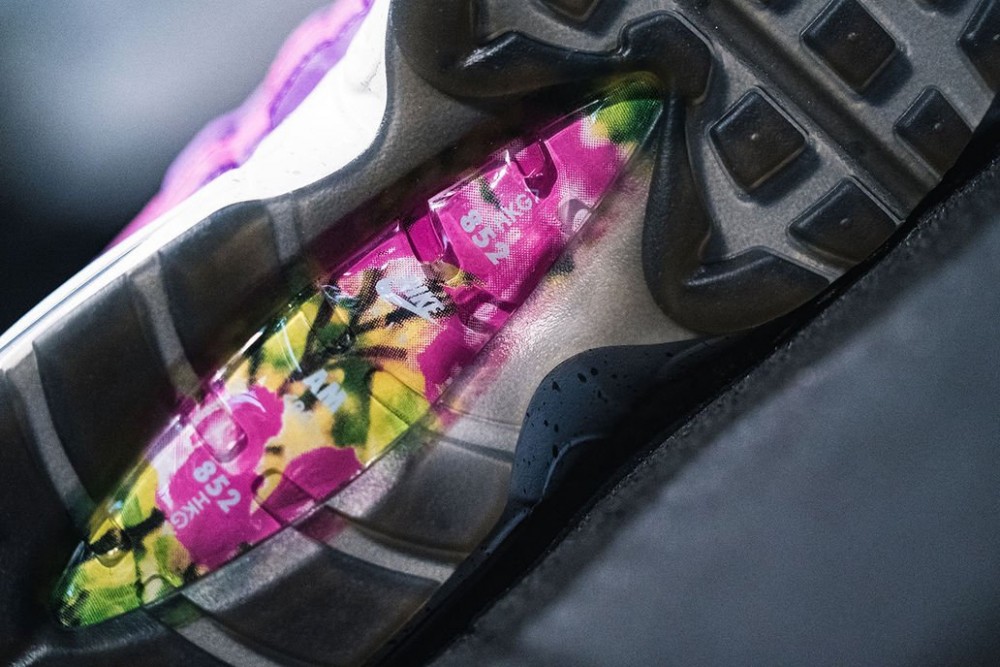 是次以紫紅色為主調設計的Air Max 95 HKG 2020,靈感來自於香港區花洋紫荊
