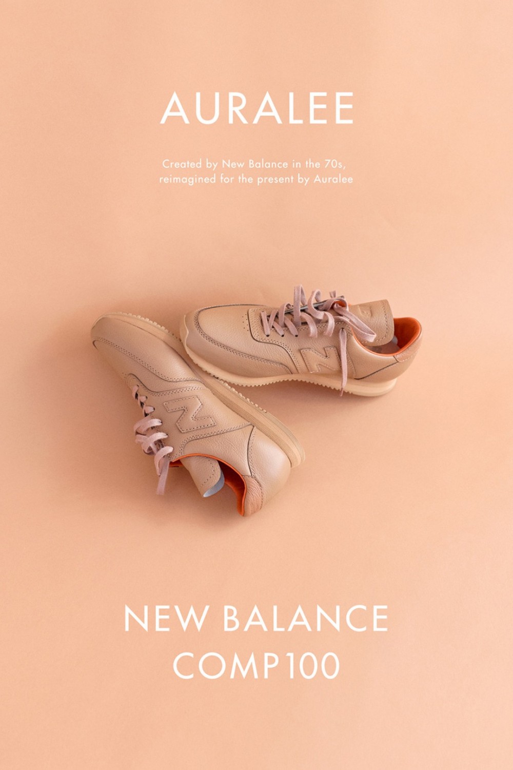 AURALEE X New Balance的全系列聯乘產品將,於在2月8日在日本的AURALEE零售店和New Balance Roppongi公開發售。