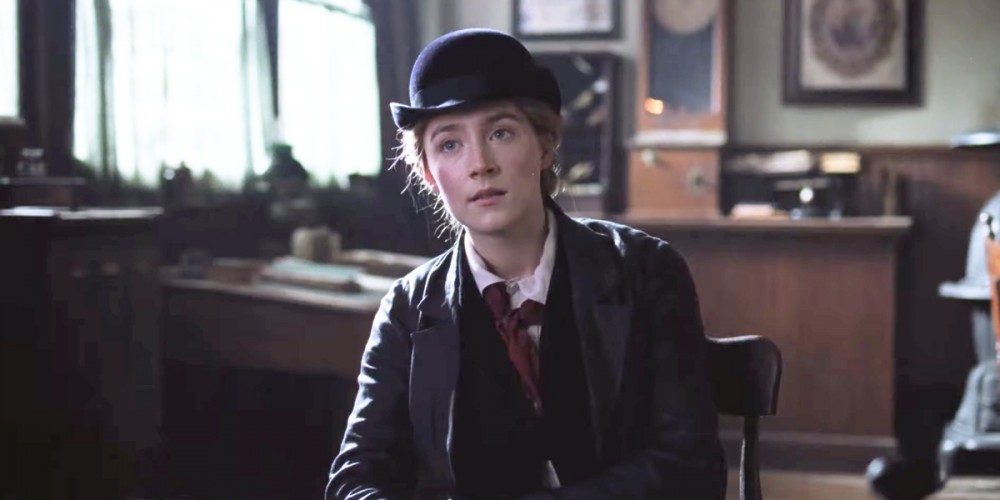 今年於《Little Women》當中Saoirse Ronan飾演自信、充滿活力、想要主宰自己人生的二家姐