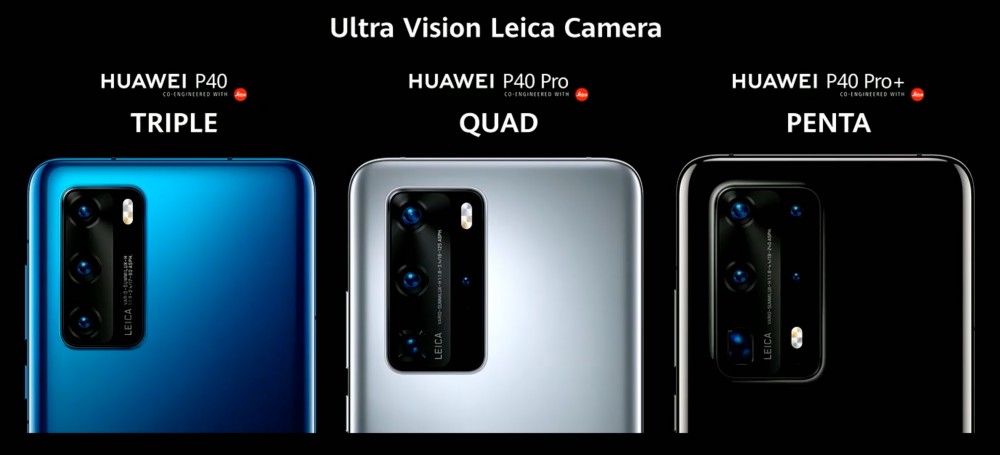 三版P40均以水滴型開孔全屏設計,尺寸分別為6.1吋2,340 X 1,080像素OLED平面螢幕,以及6.58吋2,640 X 1,200像素OLED曲面螢幕
