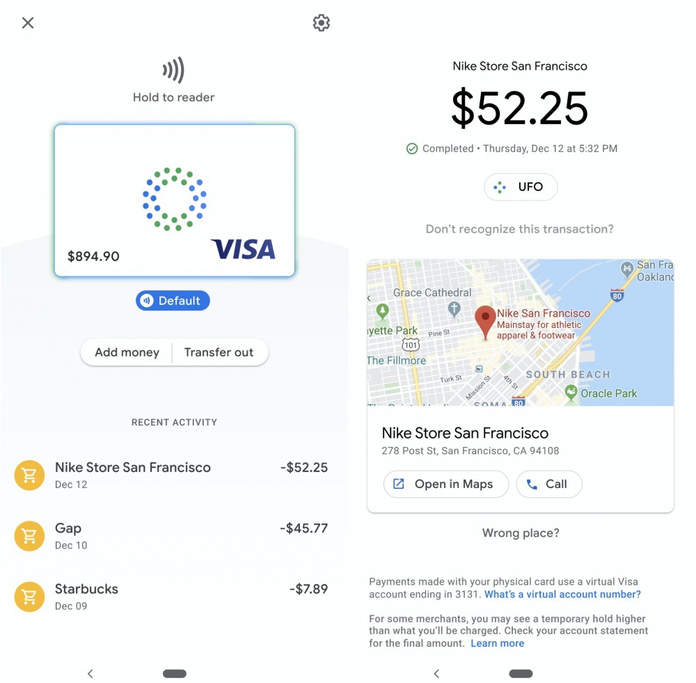 根據外界推測,Google Card將會以平常Visa信用卡的用式發佈,除了可以於實體和線上商店使用外,用家亦可以透過綁定的手機進行無線支付和追蹤已完成的交易